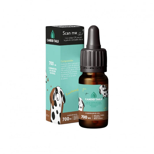 Aceite de cáñamo 700mg CBD natural perros medianos - Perro > Suplementos - Espacio Animal