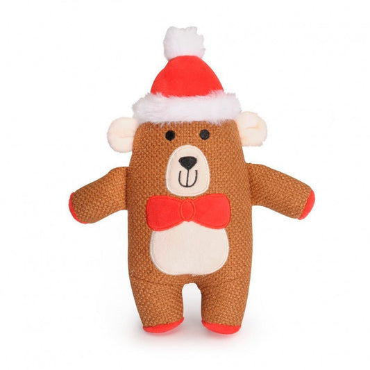 Osito con gorro de Navidad - Perro > Enriquecimiento > Juguetes > Peluches - Espacio Animal