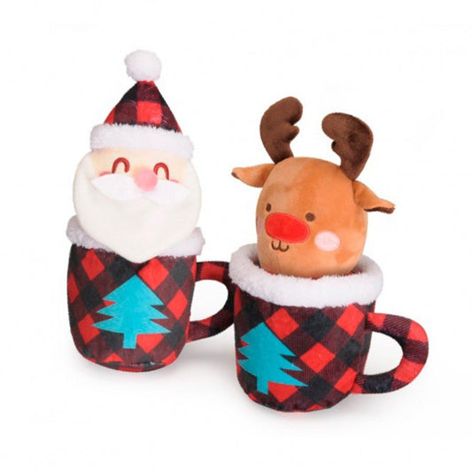 Taza personaje Navideño - Perro > Enriquecimiento > Juguetes > Peluches - Espacio Animal